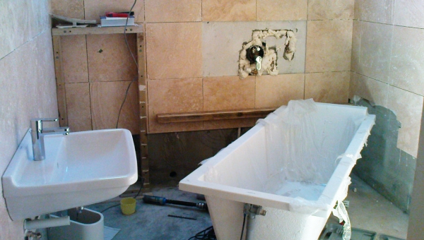 Подготовка ванной комнаты к ремонту